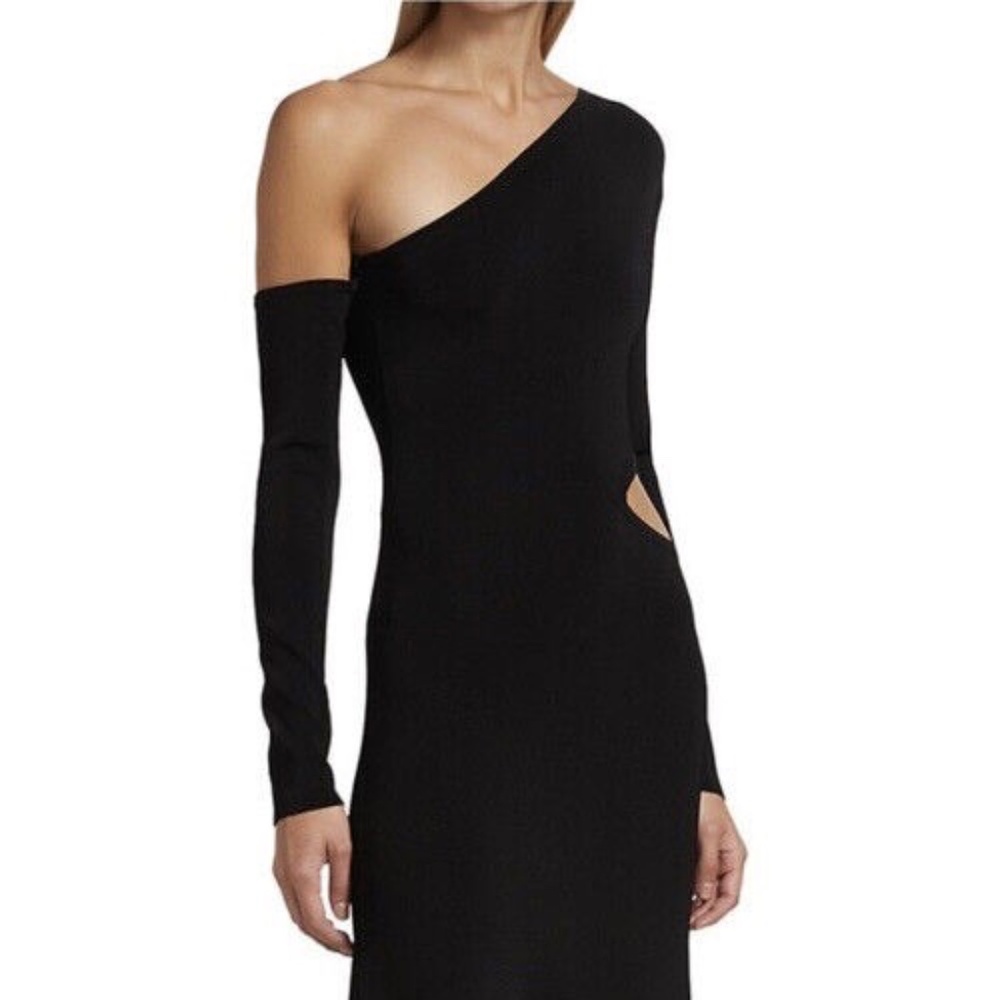 Cult Gaia Black Zora Knit Dress NWT Size M - Picture 4 of 9